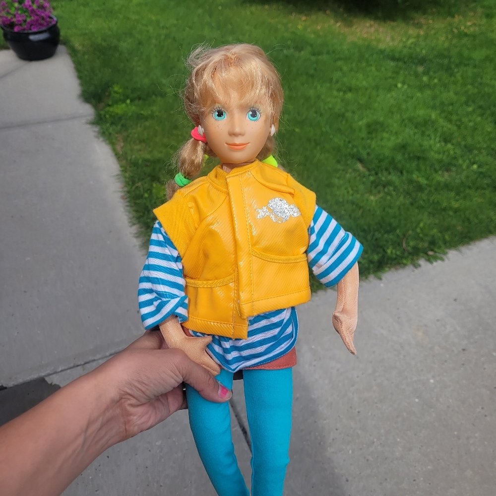 Yellow and Blue Sporty Doll with Accessories